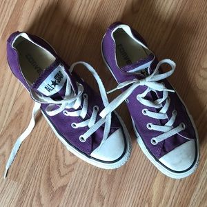 Purple Converse Sneakers